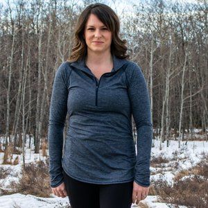 The North Face Stretch Lightweight Half-zip Top, Size M, Like New